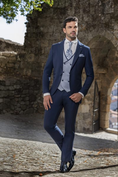 Traje novio Giovanni Ricci Capri azul