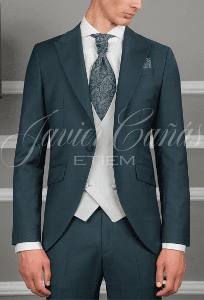 Chaleco cruzado plata Etiem 7587