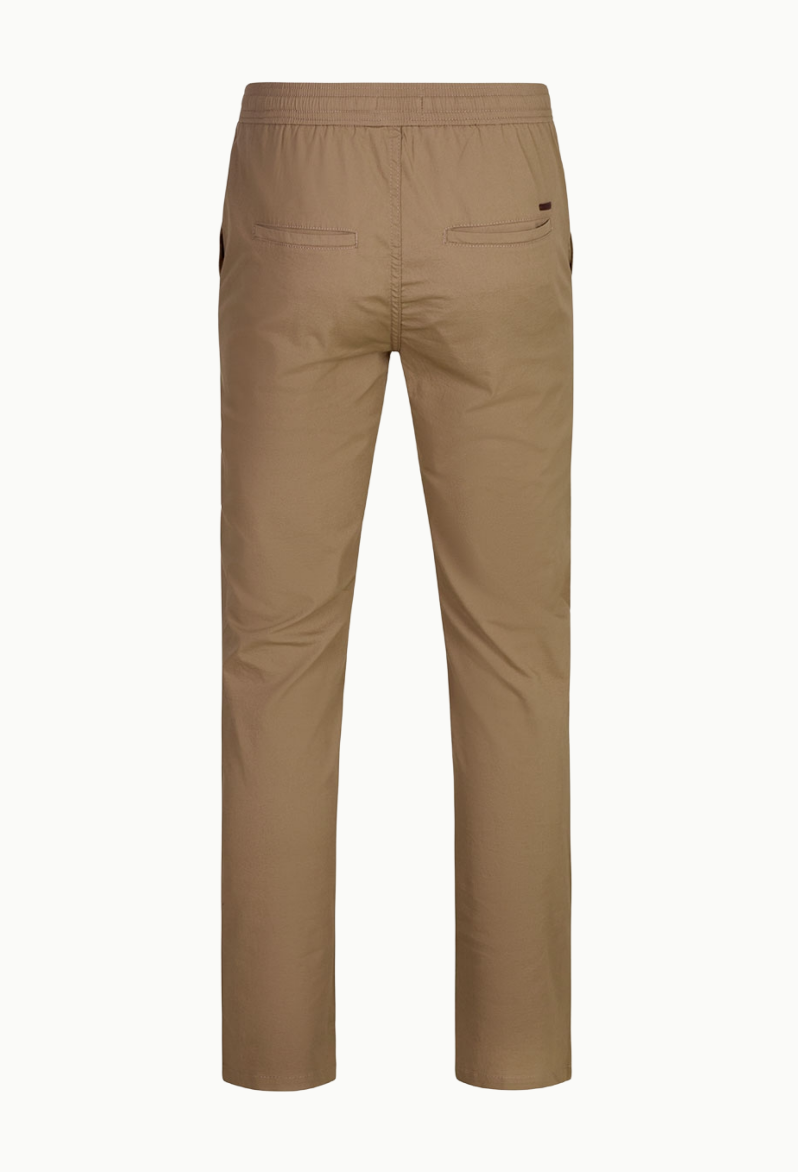 Pantalón jogger elástico tostado - Imagen 2