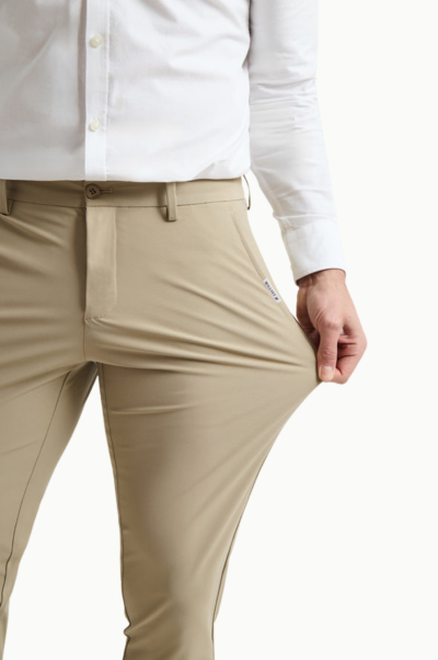 Pantalon ejecutivo elastico williot tostado