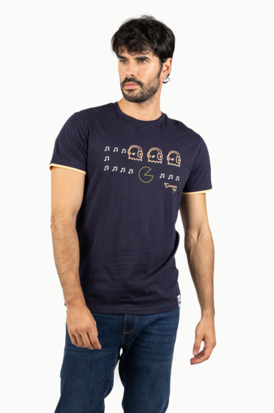 Camiseta Privata Music Hombre Azul Marino