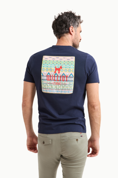 Camiseta logo etnico williot marino