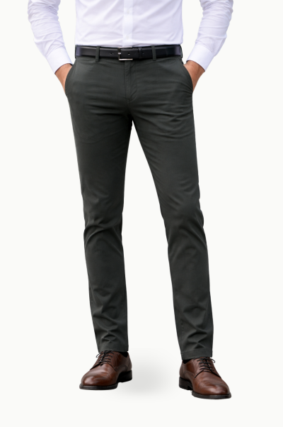 Pantalón Verde Botella Hombre Urban Button