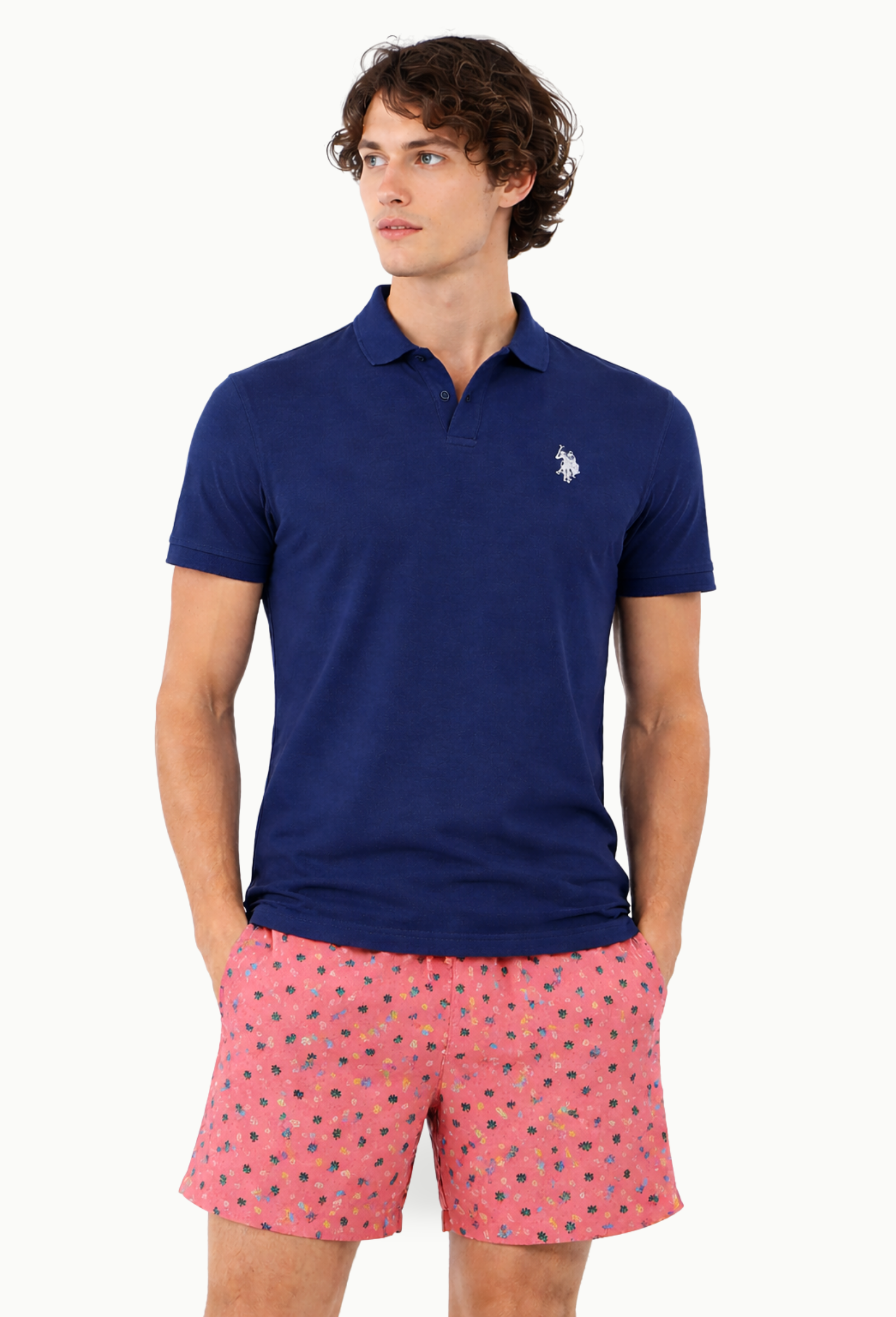 Polo read U.S. Polo Assn. Hombre Azul Marino Algodón - Imagen 2