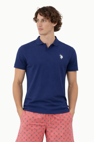 Polo read U.S. Polo Assn. Hombre Azul Marino Algodón