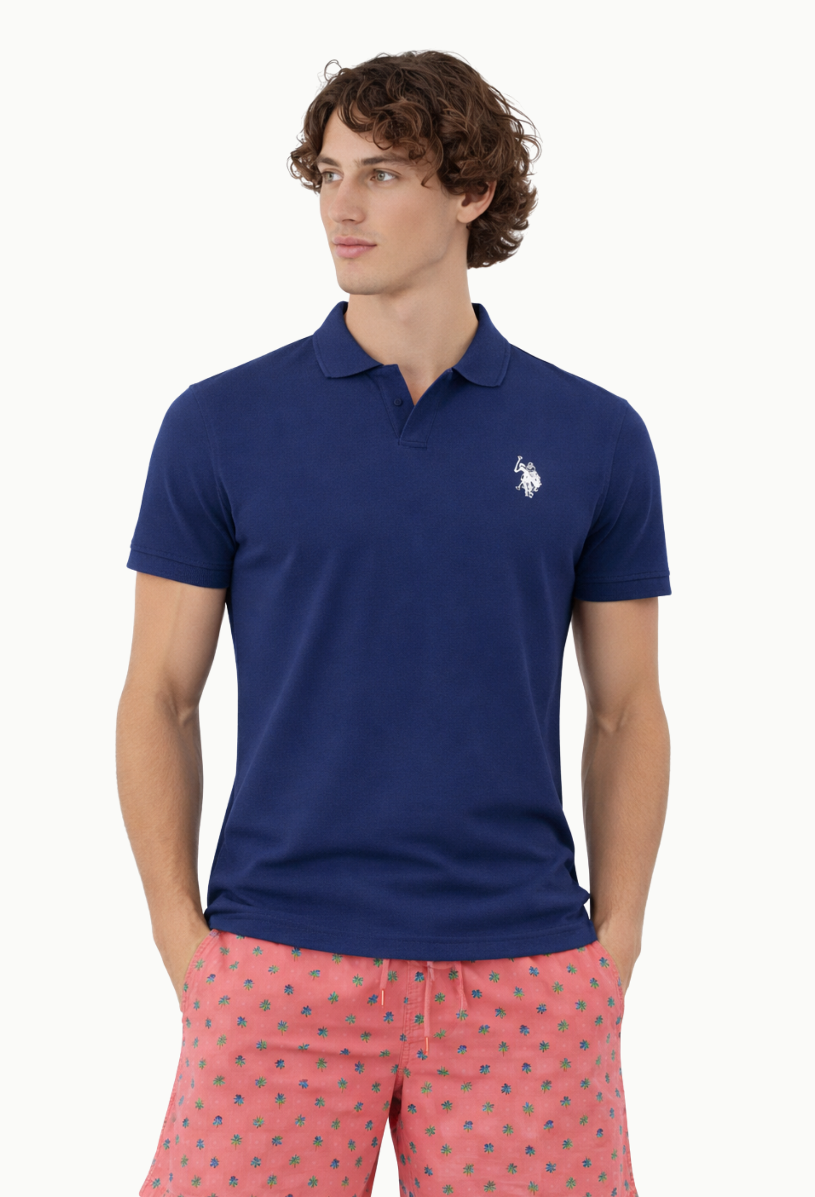 Polo read U.S. Polo Assn. Hombre Azul Marino Algodón