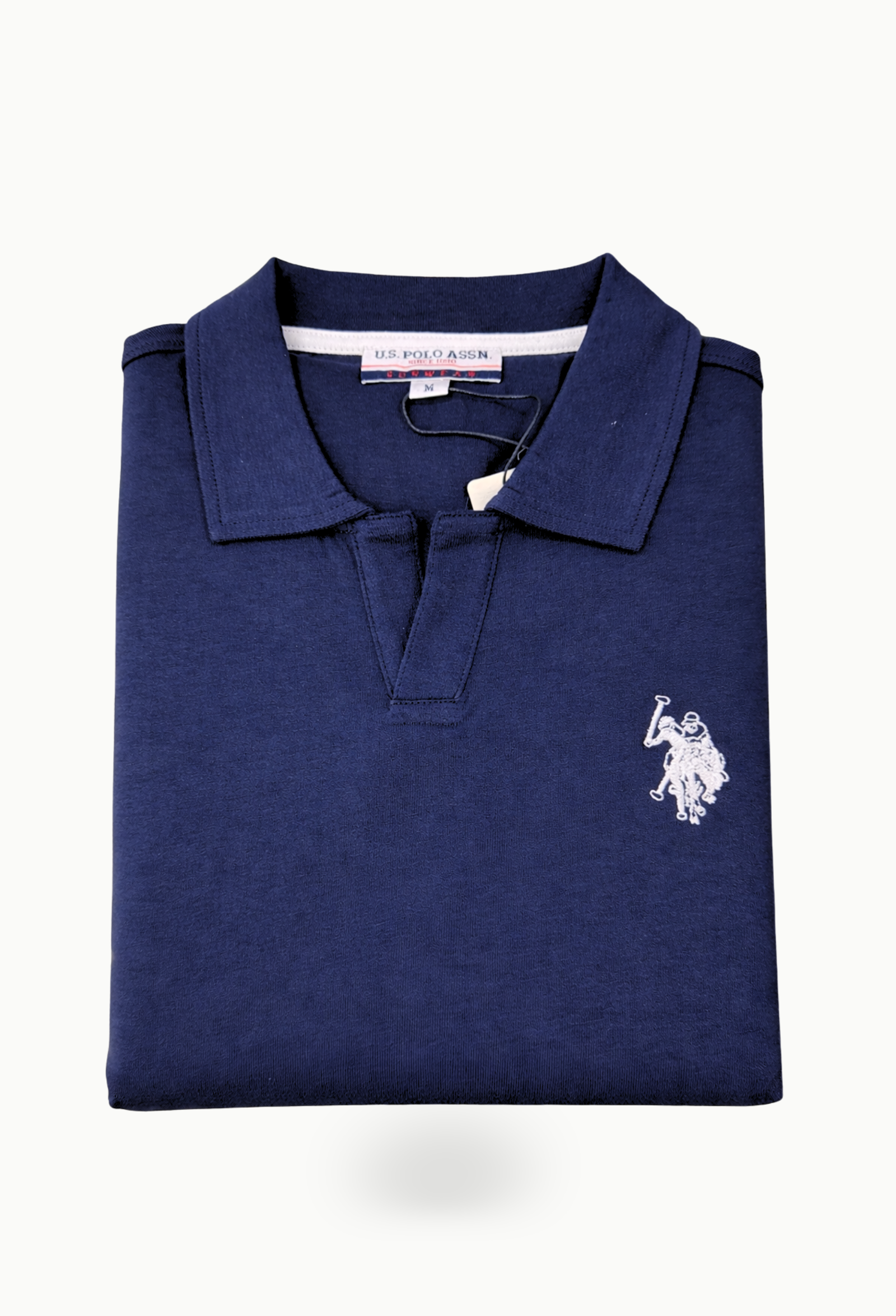 Polo read U.S. Polo Assn. Hombre Azul Marino Algodón - Imagen 5