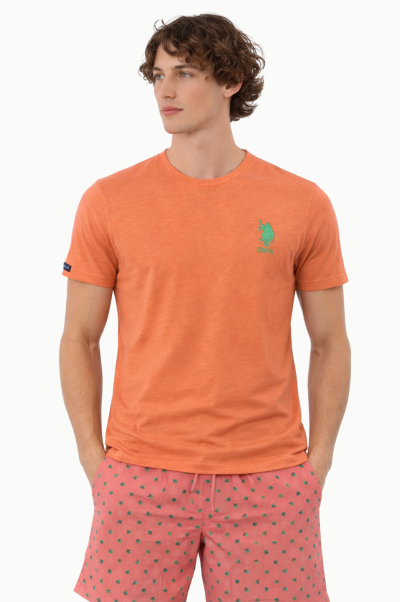 Camiseta thom Hombre U.S. Polo Assn. naranja