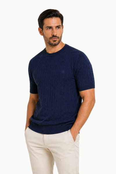 Suéter Martín’s Cotton Hombre 100% azul marino