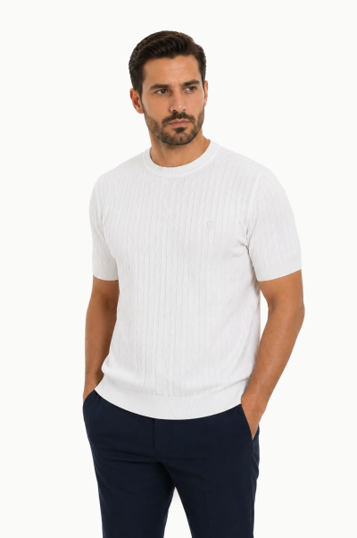 Suéter Martín’s Cotton Hombre 100% Algodón Blanco