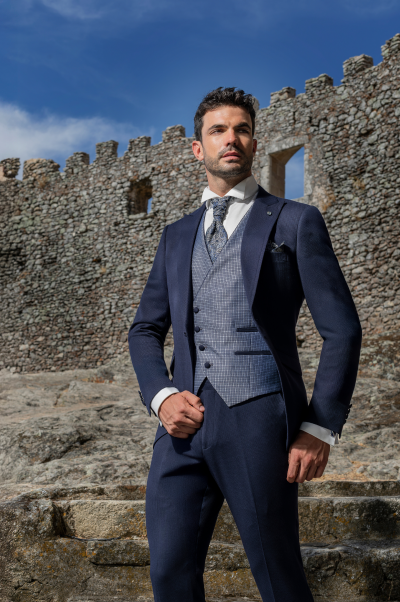 Traje ceremonia hombre Giovanni Ricci azul marino