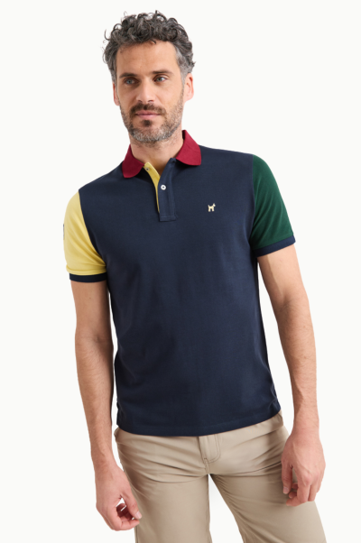 Polo mangas color tricolor Williot