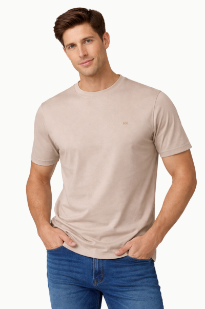 Camiseta hombre algodón viscosa Piedra Rever