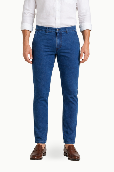 Pantalón Vaquero Bolido Baena Hombre Azul Medio