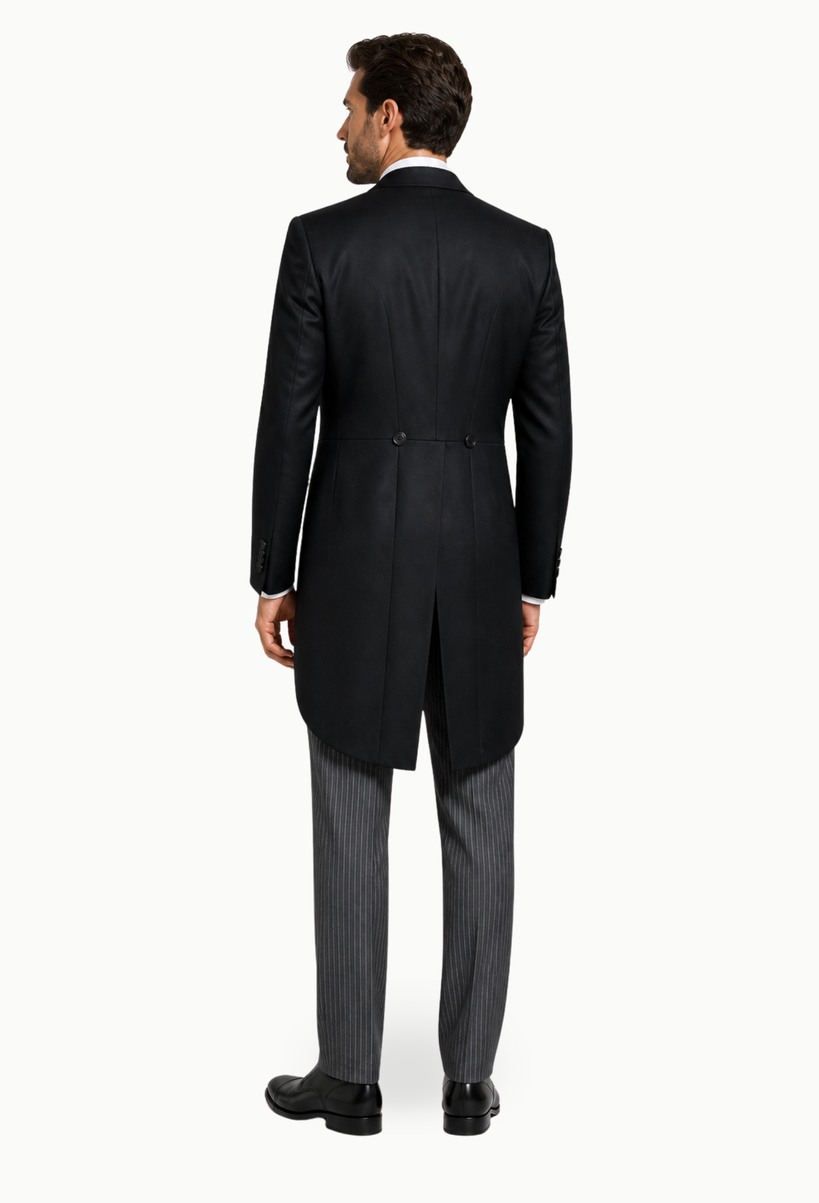 Chaqué clásico negro para boda Capelhi - Imagen 3