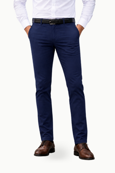 Pantalón azul tinta Hombre Urban Button