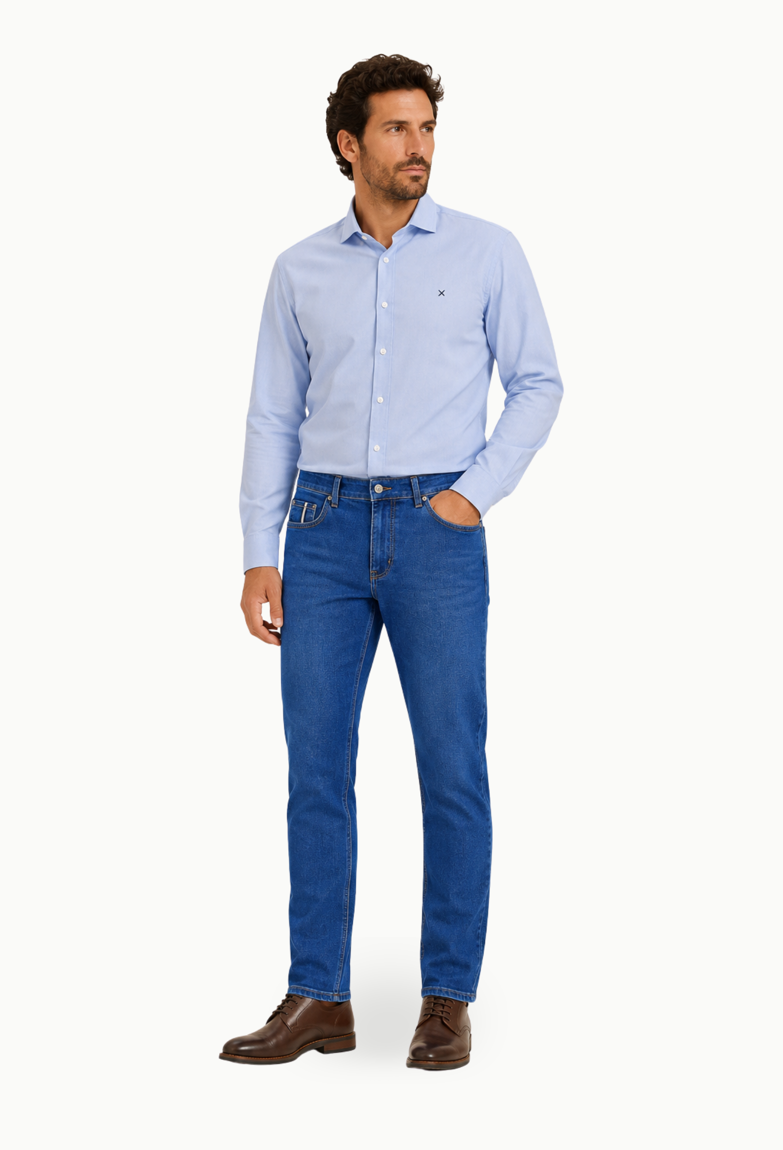 Vaquero Mathew’s Saturno regular Hombre Azul - Imagen 4