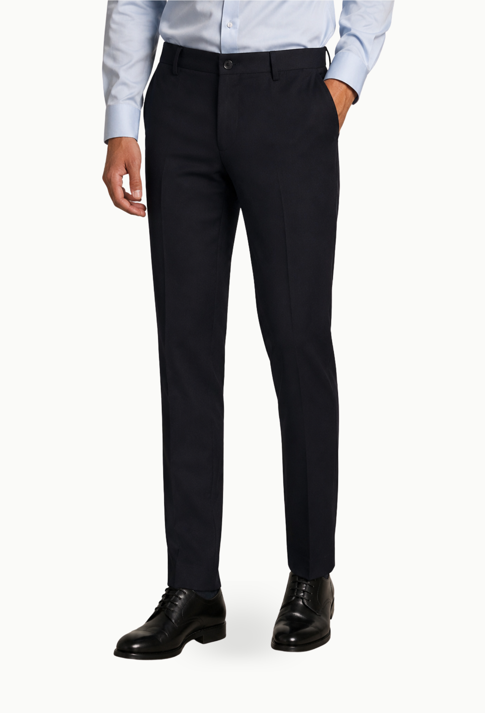 Pantalón de Vestir Negro clásico Luiyi’s Uniformidad Profesional