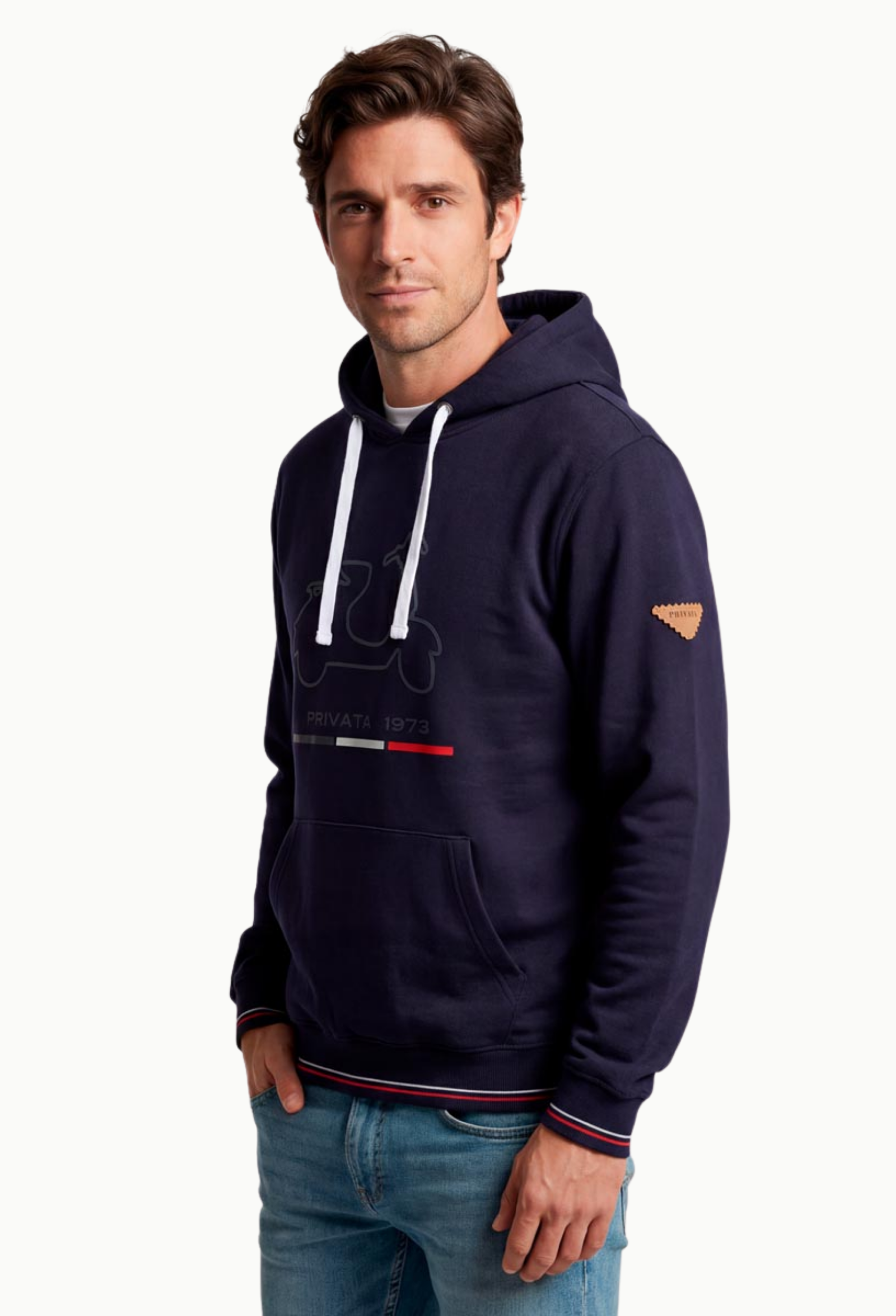 Sudadera con capucha Privata con gráfico de scooter - Imagen 3