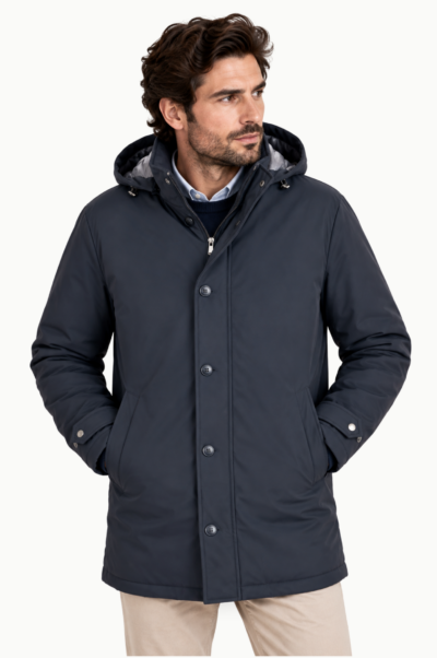 Parka Javier Lobato Romero Azul Marino