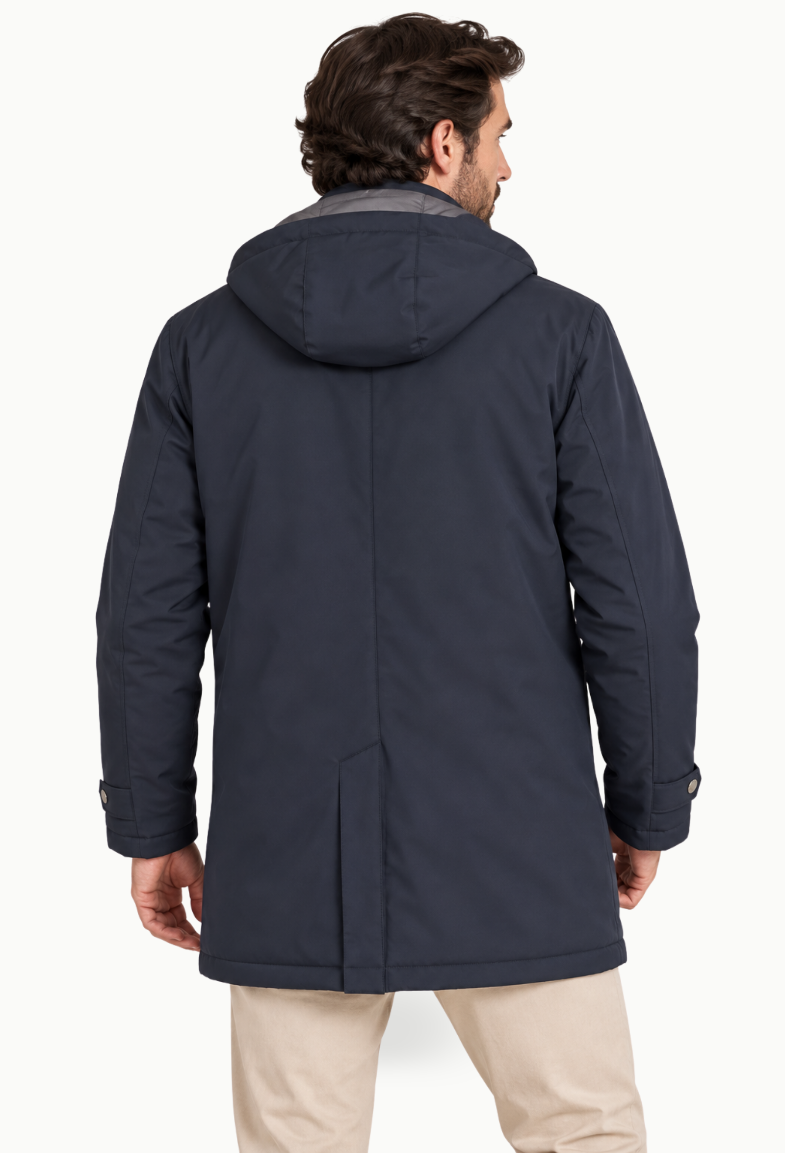 Parka Javier Lobato Romero Azul Marino - Imagen 3