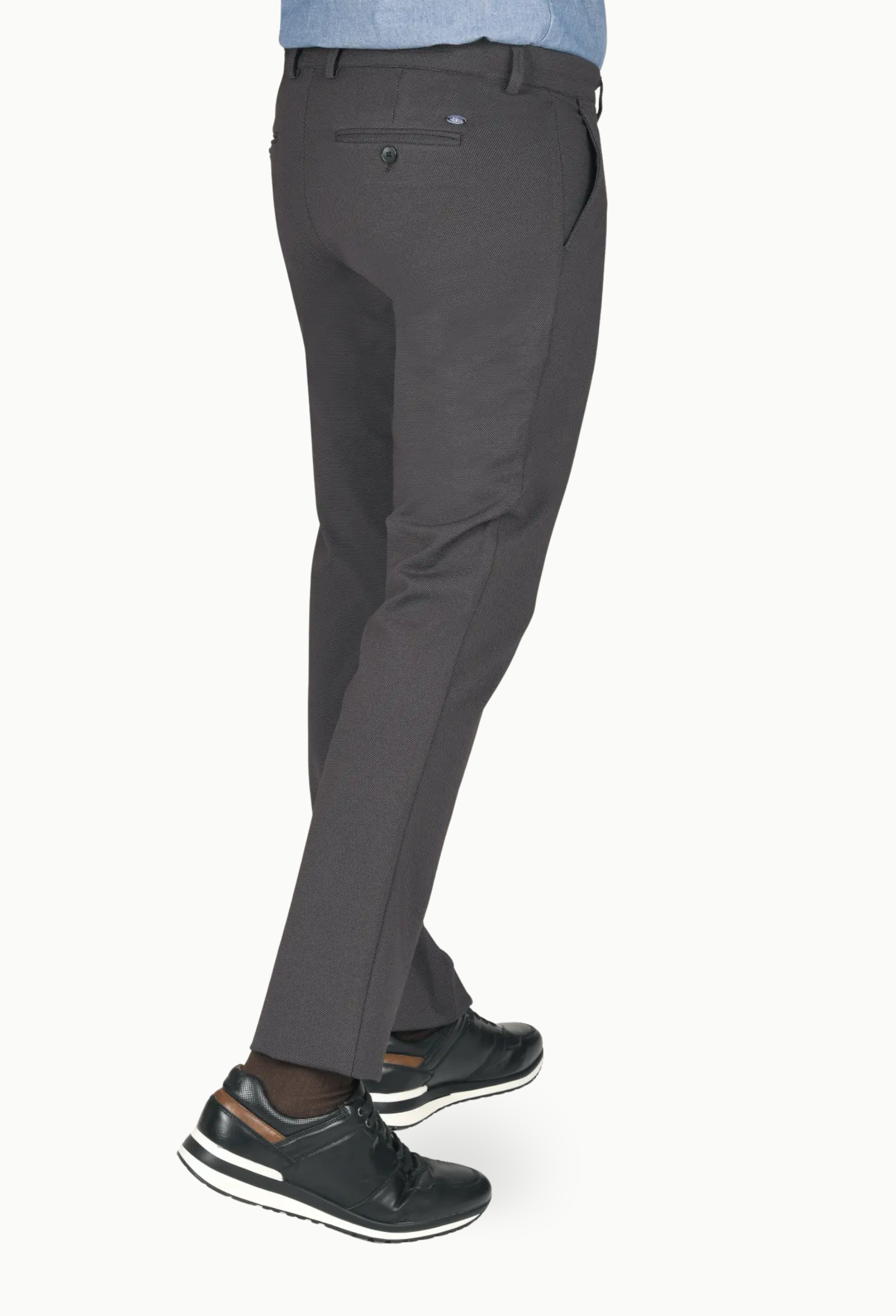 Pantalón elástico Suez marrón Alexandre - Imagen 2