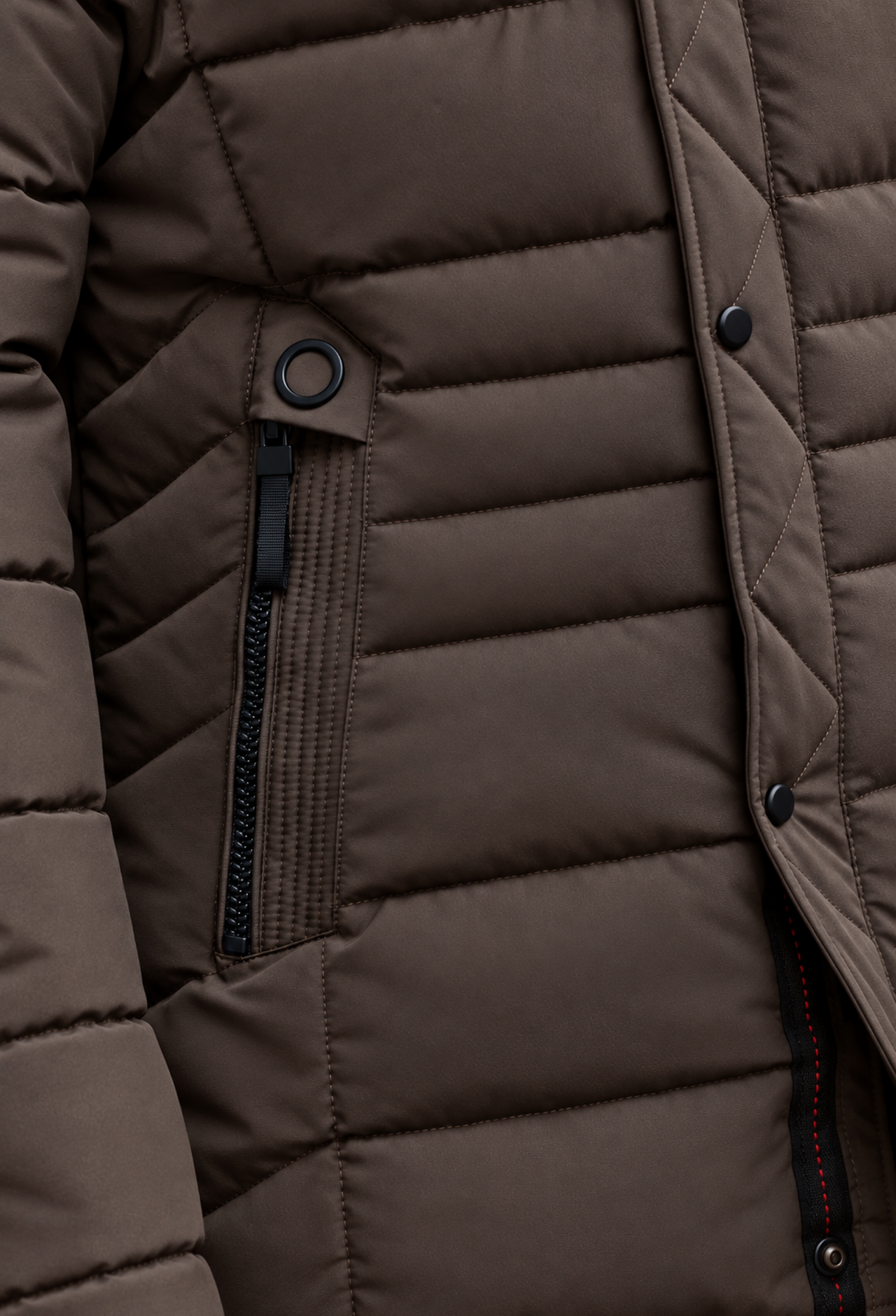 Parka acolchada plaza marrón Capelhi - Imagen 5