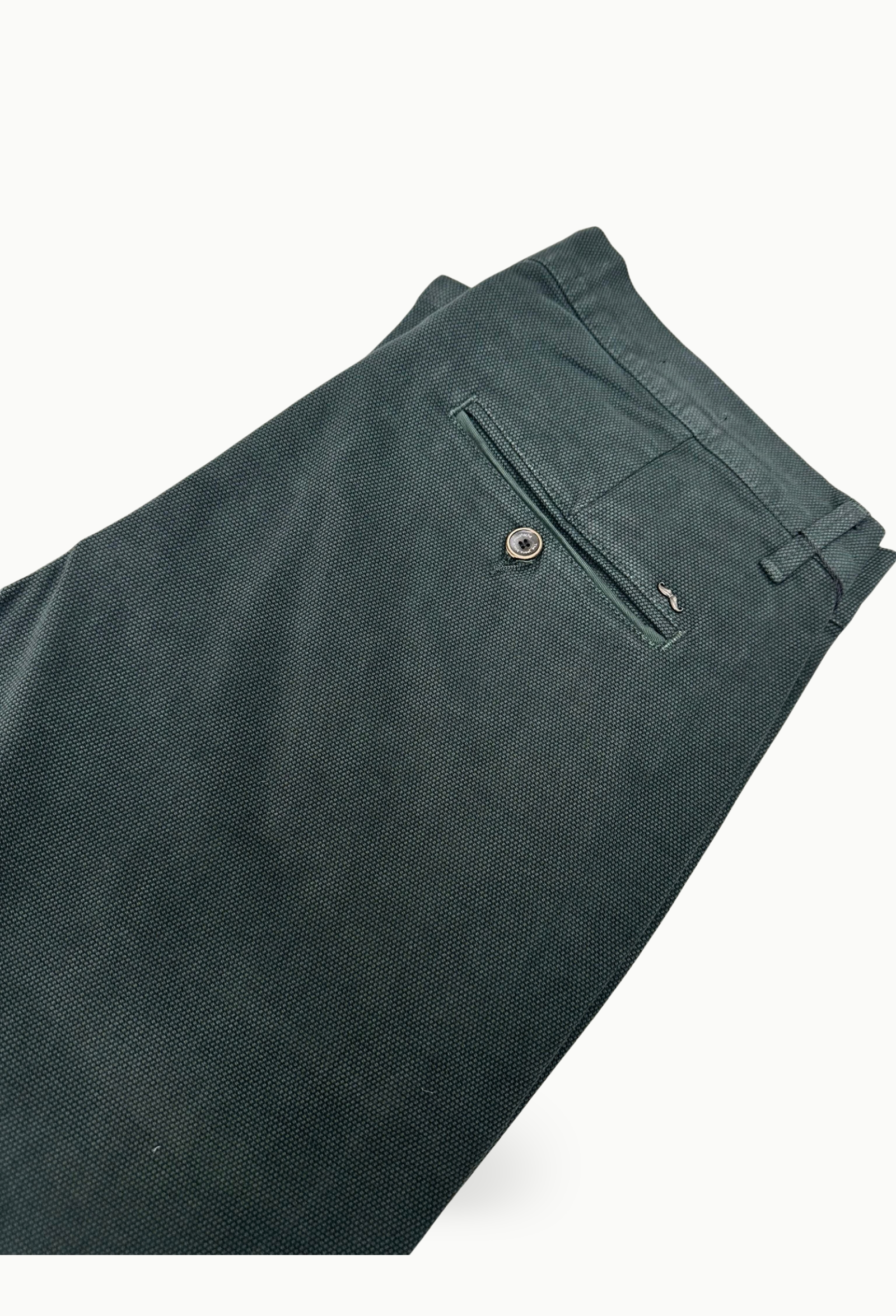 Pantalón chino Black Moustache Falso liso verde - Imagen 8