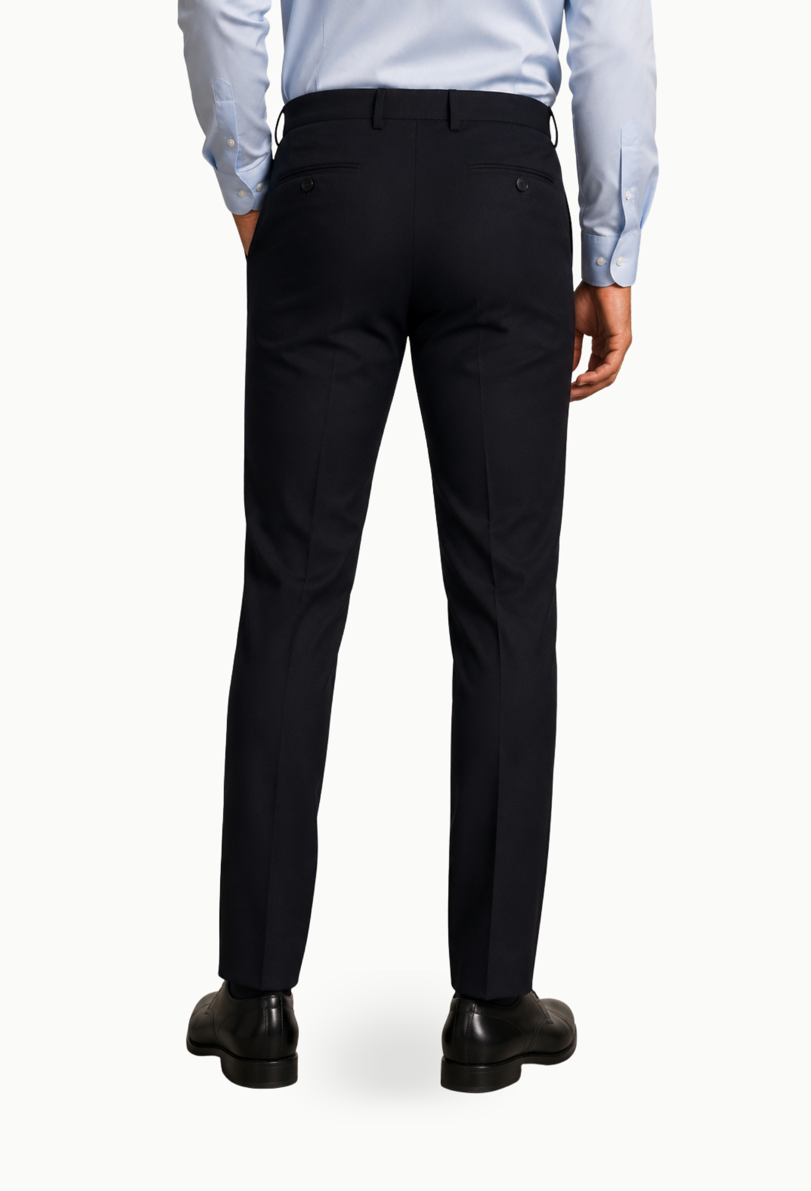 Pantalón de Vestir Negro clásico Luiyi’s Uniformidad Profesional - Imagen 4