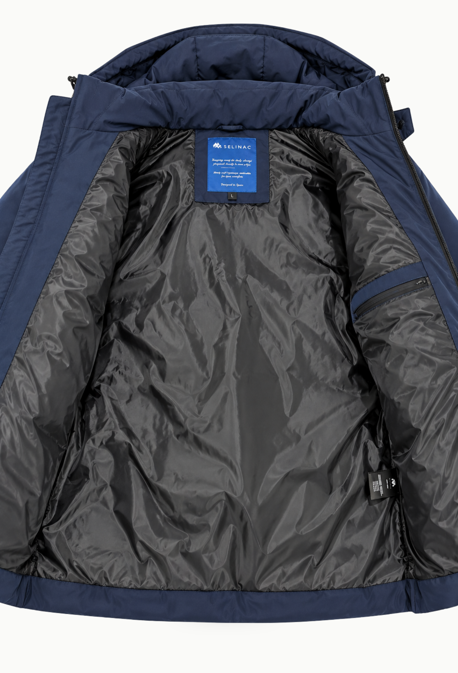 Parka Selinac azul marino Selinac para hombre - Imagen 6