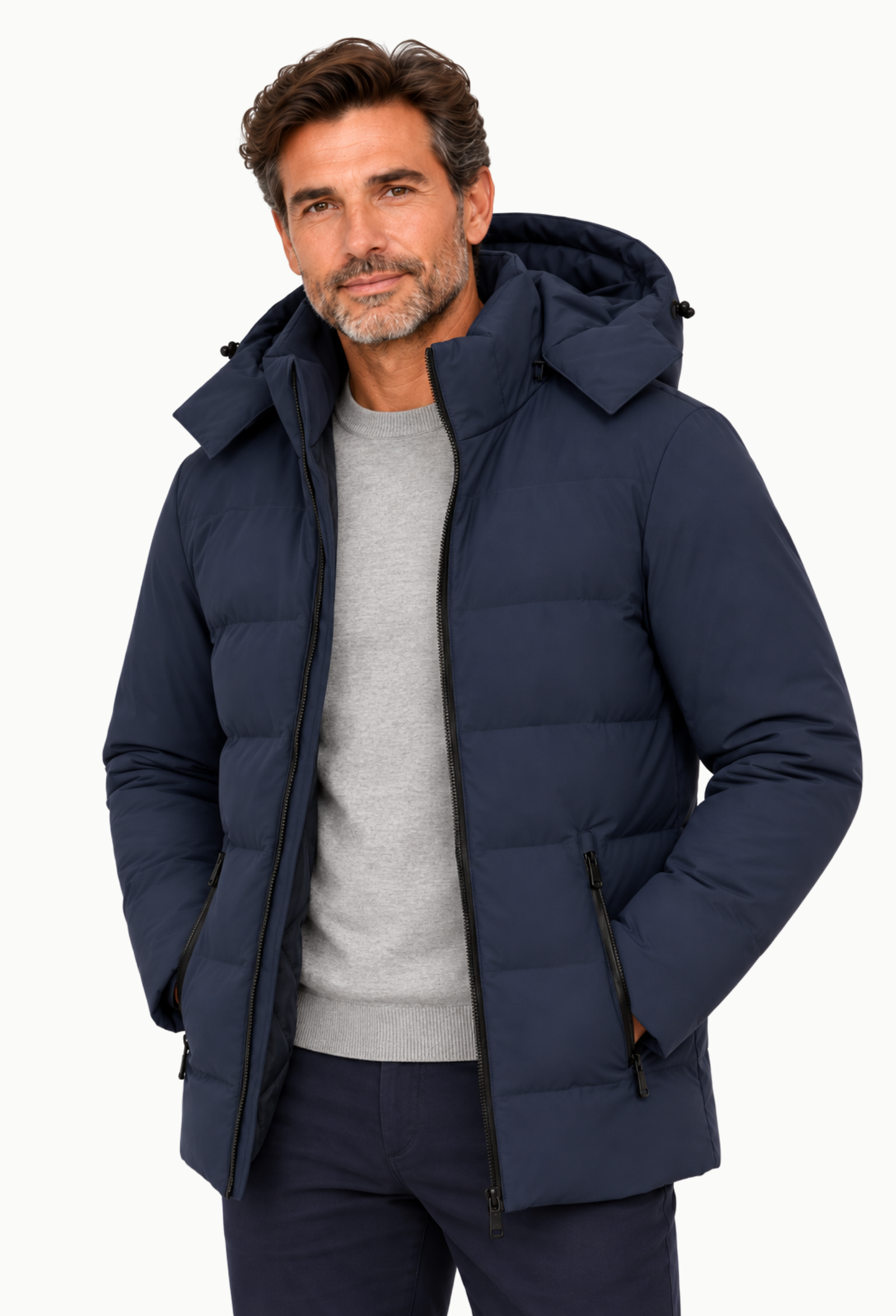 Parka Selinac azul marino Selinac para hombre