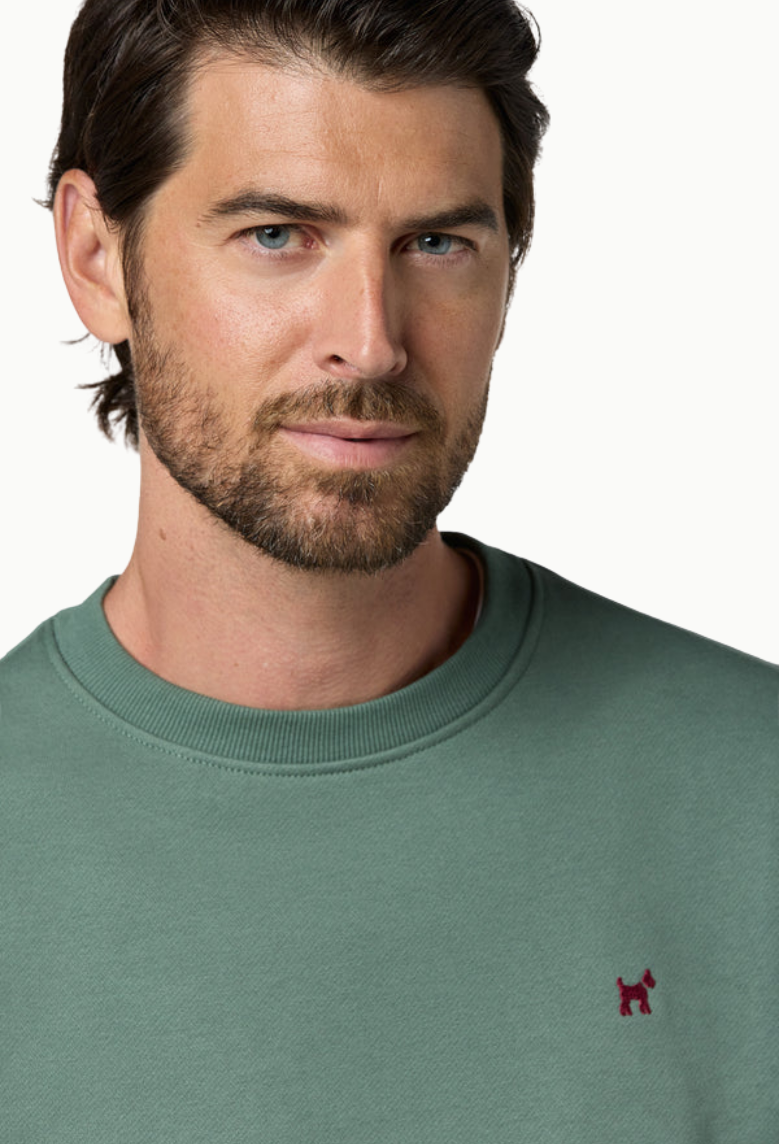 Sudadera cuello redondo Williot studios verde - Imagen 4