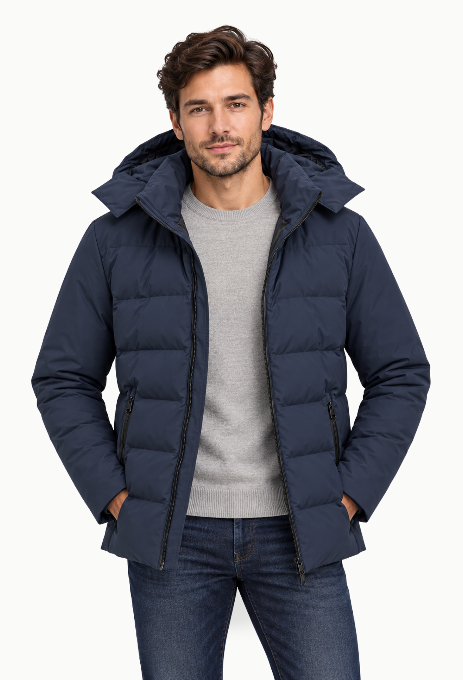 Parka Selinac azul marino Selinac para hombre - Imagen 2